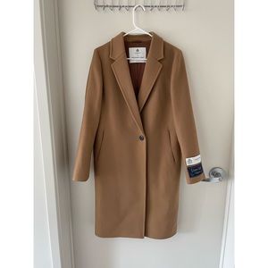 Aritzia Stedman Camel Coat, Size S, NWOT